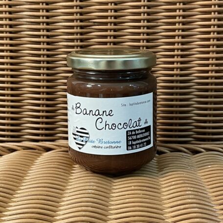 Confiture banane chocolat la p'tite bretonne