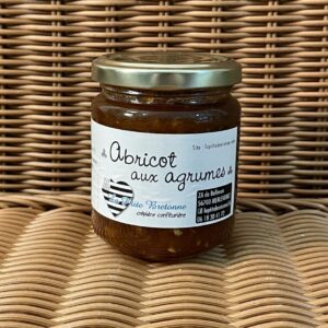 Confiture abricots aux agrumes la p'tite bretonne