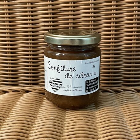 Confiture de citron bio la p'tite bretonne