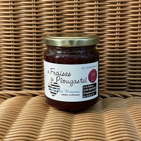 Confiture de fraise de Plougastel la p'tite bretonne