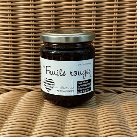 Confiture de fruits rouges la p'tite bretonne