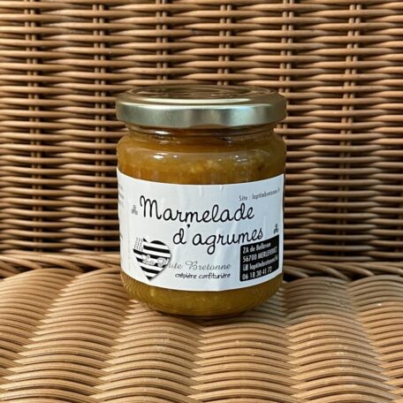 Confiture de marmelade d'agrumes la p'tite bretonne