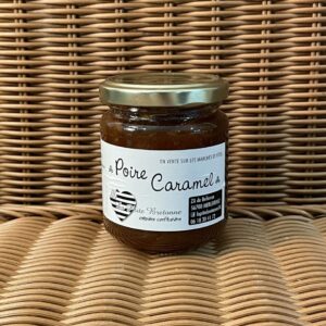 Confiture de poire caramel la p'tite bretonne