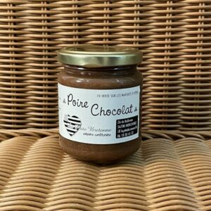 Confiture de poire chocolat la p'tite bretonne